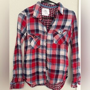 H&M Plaid Button Down Shirt